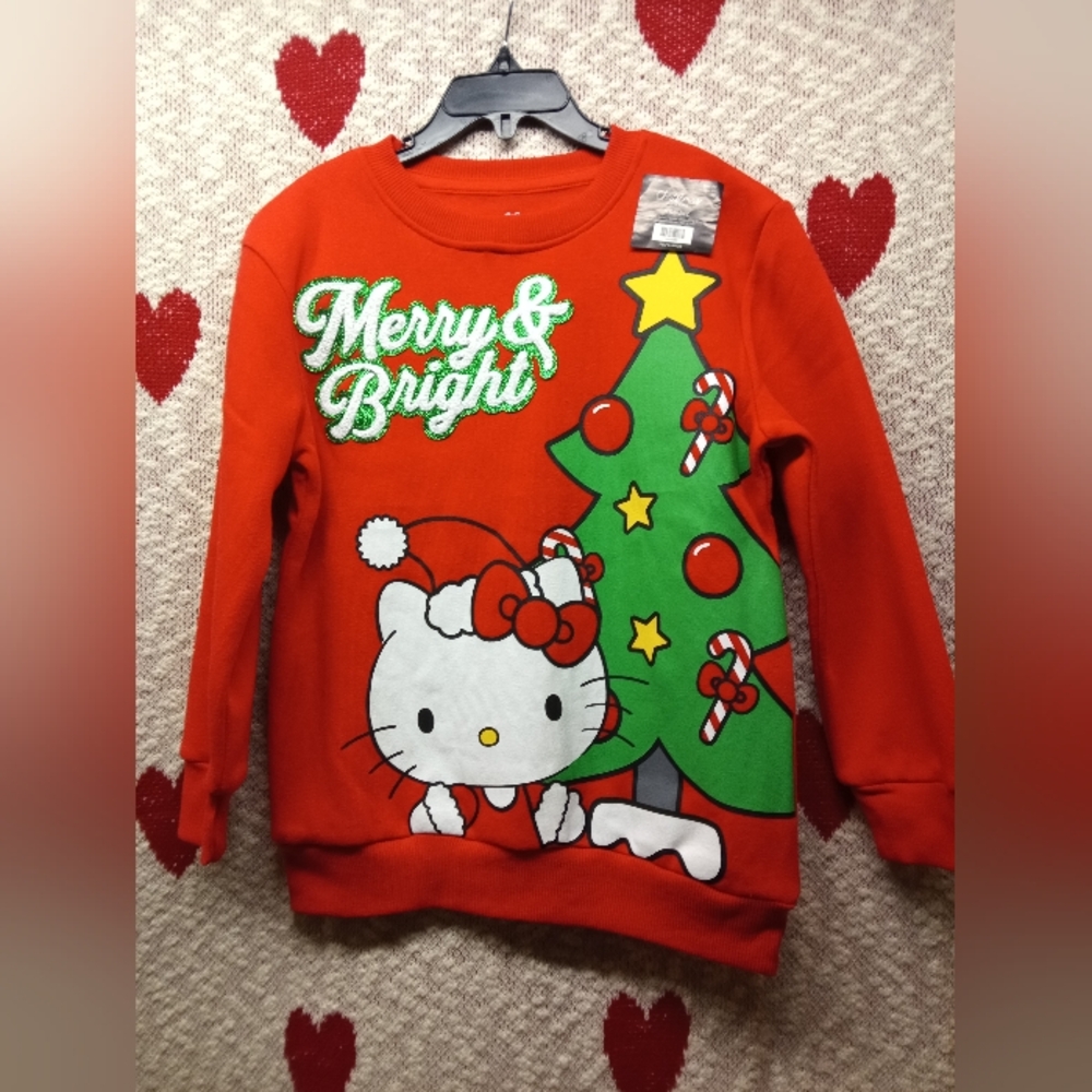 Hello Kitty Sweatshirt Kids XSmall NWT